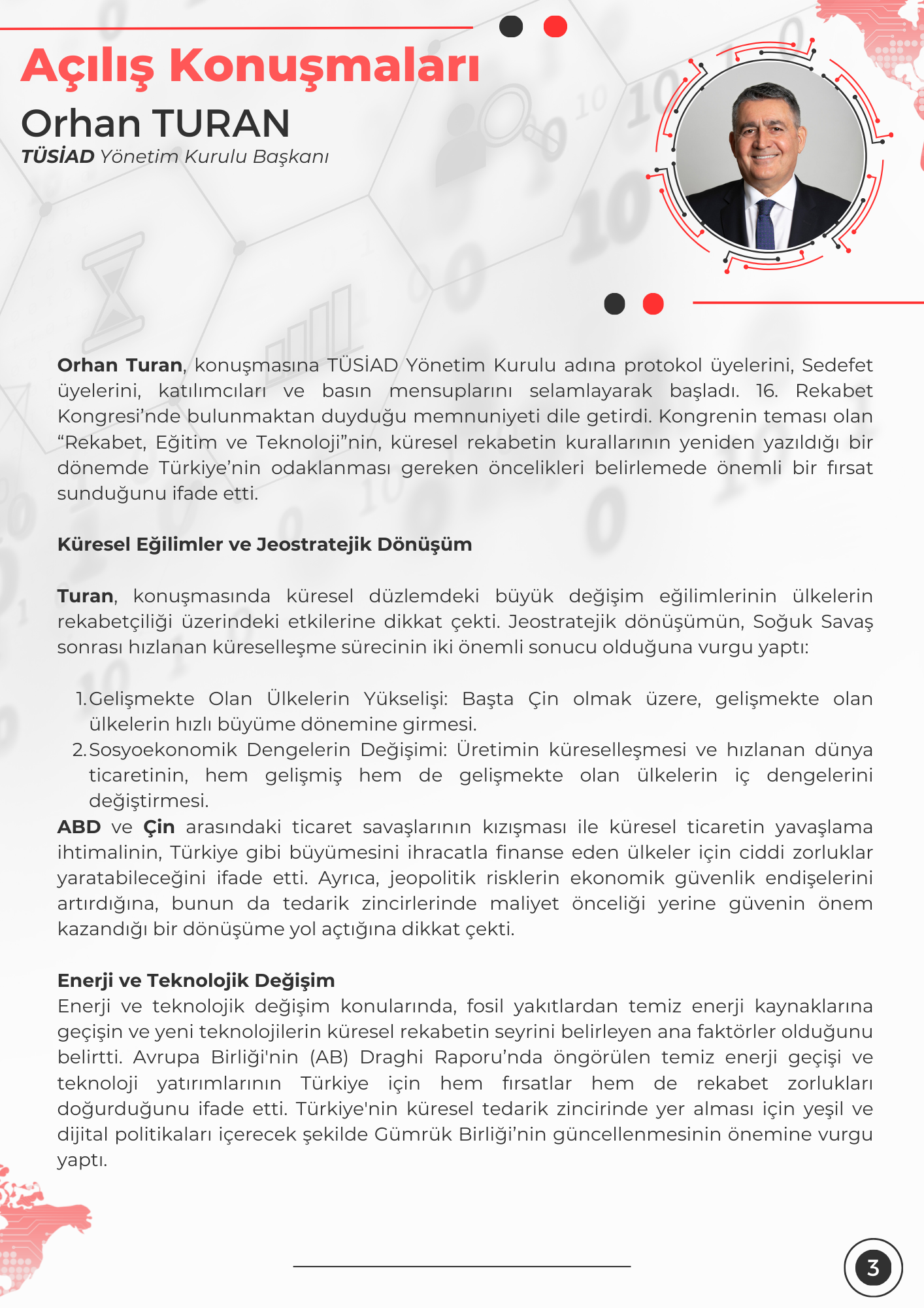 16. Rekabet Kongresi Rapor