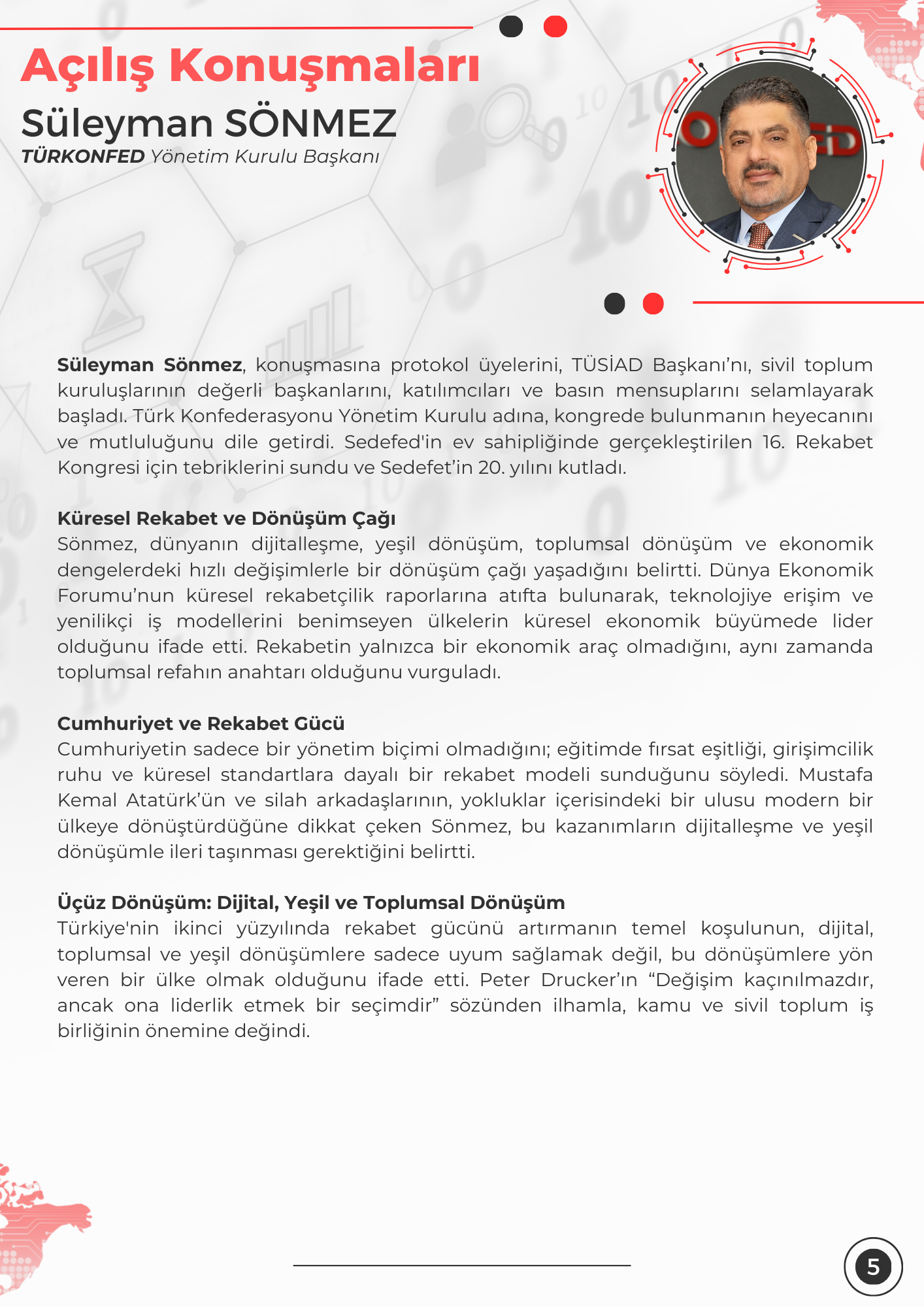 16. Rekabet Kongresi Konuşmacı