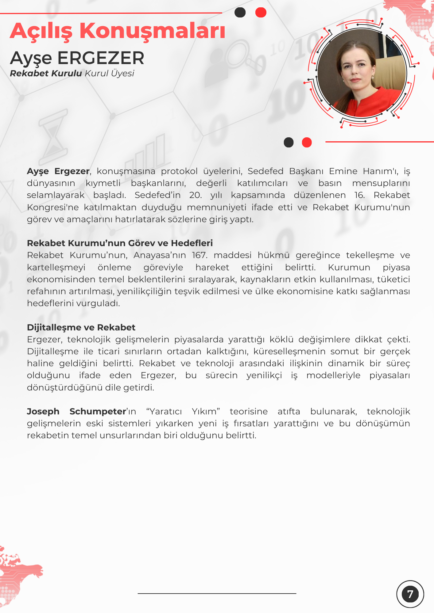 16. Rekabet Kongresi Konuşmacı